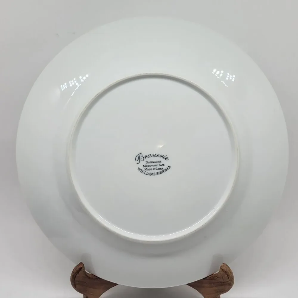 Williams Sonoma Brasserie Green Chop Plate 12 Inch Discontinued Pattern